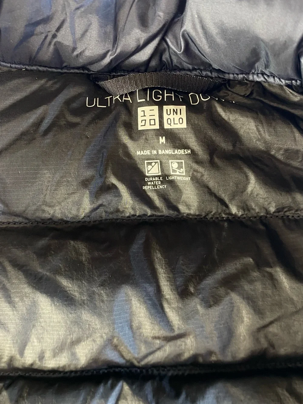 Uniqlo Men's Navy Quilted Puffer Vest